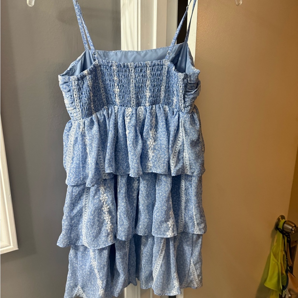 Altar'd State Blue Floral Dress - Picture 2 of 7